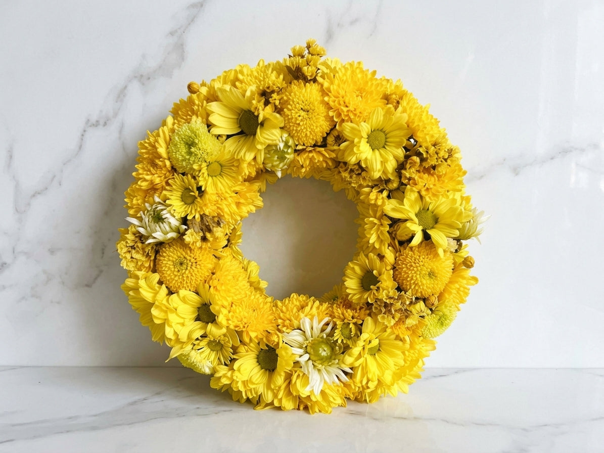 Golden Sunshine Wreath