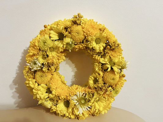 Golden Sunshine Wreath